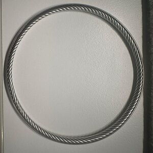 David Yurman Sterling Silver Classics Cable Bangle Bracelet